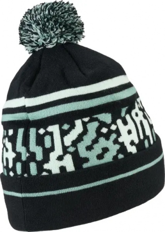 Шапка Nike PEAK BEANIE OUTDOOR черно-мятная HQ0355-010