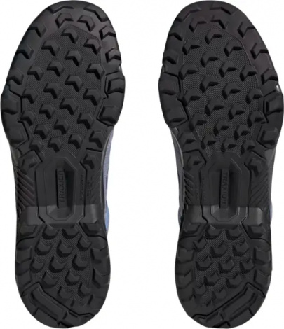 Кроссовки для хайкинга Adidas EASTRAIL 2.0 MID RAIN.RDY HIKING дымчато-голубо-черно-оранжевые HP8601