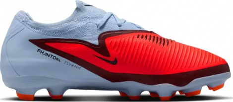 Бутси дитячі Nike JR PHANTOM 6 LOW PRO FG/MG світло-синьо-червоні HM9204-400
