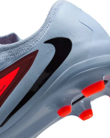 Бутси дитячі Nike JR PHANTOM 6 LOW PRO FG/MG світло-синьо-червоні HM9204-400