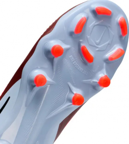 Бутси дитячі Nike JR PHANTOM 6 LOW PRO FG/MG світло-синьо-червоні HM9204-400