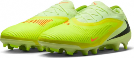 Бутсы Nike PHANTOM 6 LOW PRO FG лаймовые HJ4122-800