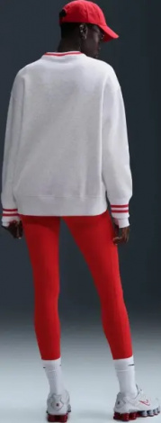 Спортивный костюм женский Nike SPORTSWEAR PHOENIX FLEECE светло-серо-красный HJ0949-051__HJ0909-051