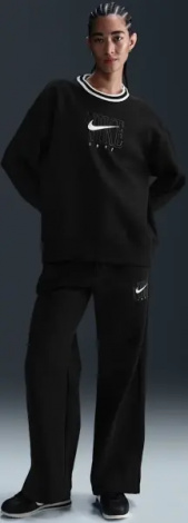 Спортивний костюм жіночий Nike SPORTSWEAR PHOENIX FLEECE чорно-білий HJ0949-010__HJ0909-010