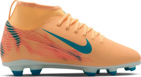 Бутси дитячі Nike JR MERCURIAL SUPERFLY 10 CLUB KYLIAN MBAPPÉ FG/MG оранжево-темно-бірюзові HF6283-801