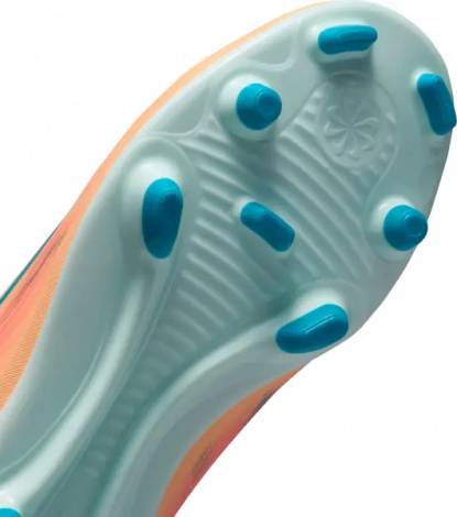 Бутси дитячі Nike JR MERCURIAL SUPERFLY 10 CLUB KYLIAN MBAPPÉ FG/MG оранжево-темно-бірюзові HF6283-801