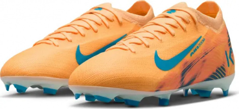 Бутси дитячі Nike JR MERCURIAL ZOOM VAPOR 16 PRO "KYLIAN MBAPPE" FG оранжево-темно-бірюзові HF5450-801