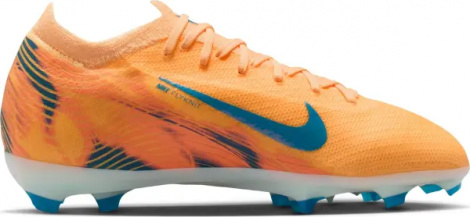 Бутси дитячі Nike JR MERCURIAL ZOOM VAPOR 16 PRO "KYLIAN MBAPPE" FG оранжево-темно-бірюзові HF5450-801
