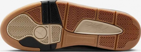 Кроссовки Nike JORDAN FLIGHT COURT светло-коричнево-черные HF3255-200