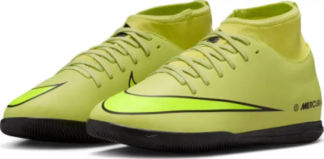 Футзалки (бампы) детские Nike JR MERCURIAL SUPERFLY 10 CLUB IC лаймовые FQ8320-300
