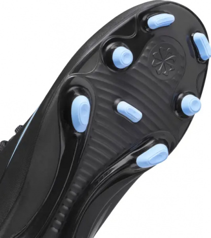 Бутсы детские Nike JR MERCURIAL SUPERFLY 10 CLUB FG/MG черно-голубые FQ8318-001