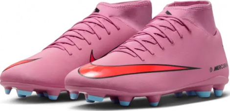 Бутси Nike MERCURIAL SUPERFLY 10 CLUB FG/MG рожево-червоні FQ8314-600