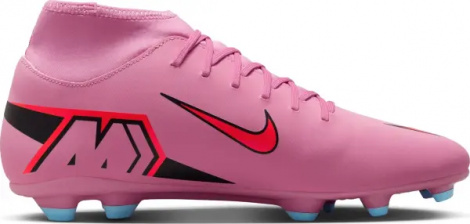 Бутси Nike MERCURIAL SUPERFLY 10 CLUB FG/MG рожево-червоні FQ8314-600