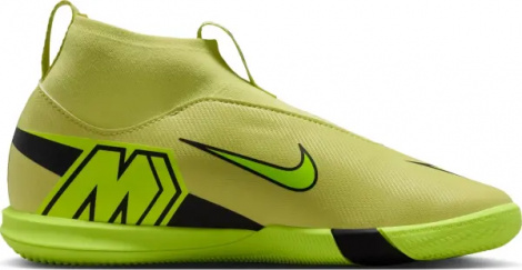 Футзалки (бампы) детские Nike JR MERCURIAL ZOOM SUPERFLY 10 ACADEMY IC лаймовые FQ8312-300