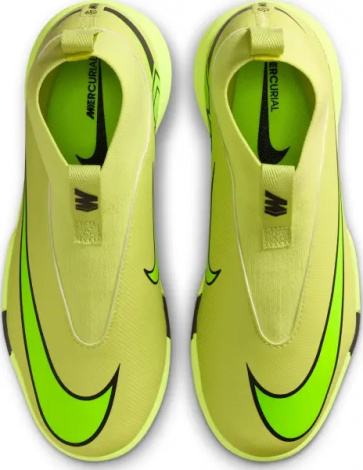 Футзалки (бампы) детские Nike JR MERCURIAL ZOOM SUPERFLY 10 ACADEMY IC лаймовые FQ8312-300