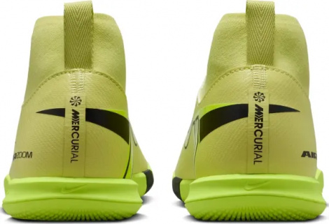 Футзалки (бампы) детские Nike JR MERCURIAL ZOOM SUPERFLY 10 ACADEMY IC лаймовые FQ8312-300