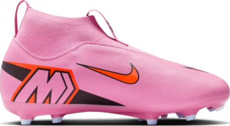 Бутсы детские Nike JR MERCURIAL ZOOM SUPERFLY 10 ACADEMY FG/MG розово-красные FQ8304-600