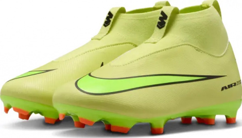 Бутсы детские Nike JR MERCURIAL ZOOM SUPERFLY 10 ACADEMY FG/MG лаймовые FQ8304-300