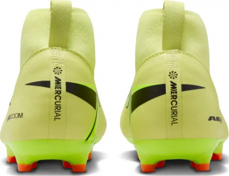 Бутсы детские Nike JR MERCURIAL ZOOM SUPERFLY 10 ACADEMY FG/MG лаймовые FQ8304-300
