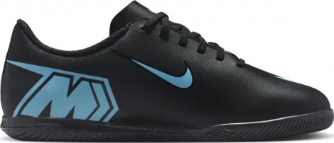 Футзалки (бампы) детские Nike JR MERCURIAL VAPOR 16 CLUB IC черно-голубые FQ8289-001