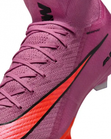 Бутси Nike MERCURIAL ZOOM SUPERFLY 10 ELITE FG рожево-червоні FQ1454-600