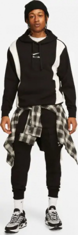 Спортивный костюм Nike AIR черно-белый FN7691-010__FN7693-010
