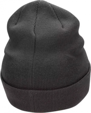 Шапка подростковая Nike PEAK SWOOSH BEANIE темно-серая FB6492-068