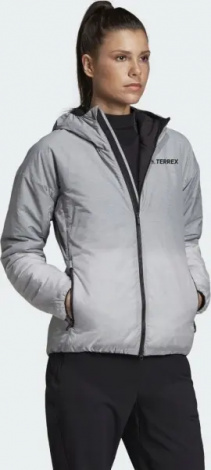 Куртка жіноча Adidas TERREX WINDWEAVE INSULATED сіра DZ0795