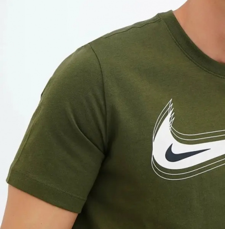 Футболка Nike SWOOSH оливкова DX2017-326