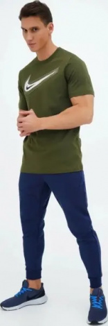 Футболка Nike SWOOSH оливкова DX2017-326