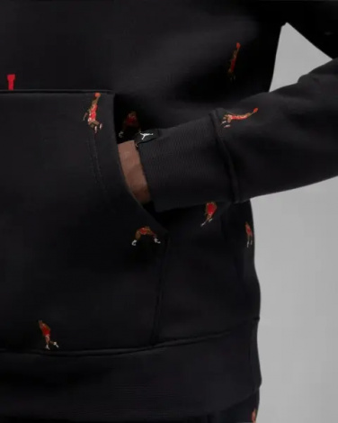 Спортивний костюм Nike ESSENTIALS HOLIDAY JUMPMAN FLEECE чорний DV9392-010__DV9390-010