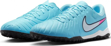 Сороконожки (шиповки) Nike TIEMPO LEGEND 10 ACADEMY TF голубо-розовые DV4342-401