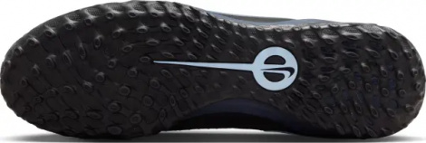 Сороконожки (шиповки) Nike TIEMPO LEGEND 10 PRO TF черно-голубые DV4336-003