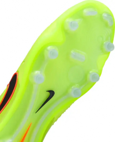 Бутси Nike TIEMPO LEGEND 10 ELITE FG лаймово-оранжево-чорні DV4328-701