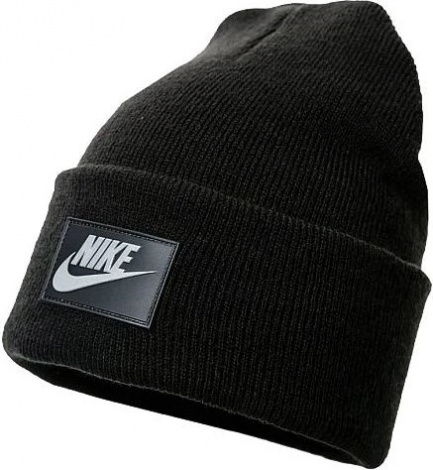 Шапка Nike U NSW CUFF BEANIE FUT FLASH FS черная DO8145-010