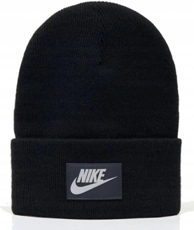 Шапка Nike U NSW CUFF BEANIE FUT FLASH FS черная DO8145-010