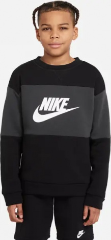 Спортивний костюм підлітковий Nike SPORTSWEAR FRENCH TERRY чорно-сірий DO6789-010
