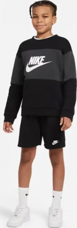 Спортивний костюм підлітковий Nike SPORTSWEAR FRENCH TERRY чорно-сірий DO6789-010