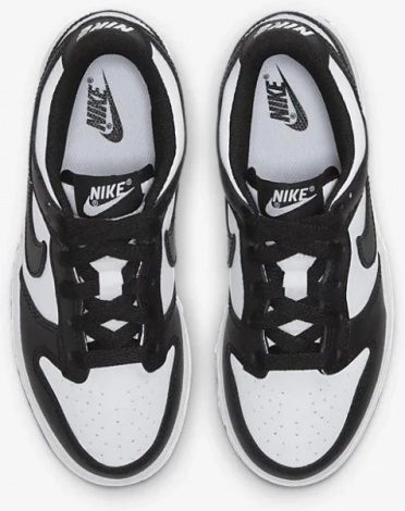 Кросівки дитячі Nike DUNK LOW (PS) чорно-білі CW1588-100