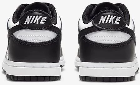 Кросівки дитячі Nike DUNK LOW (PS) чорно-білі CW1588-100
