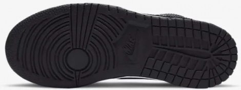 Кросівки дитячі Nike DUNK LOW (PS) чорно-білі CW1588-100