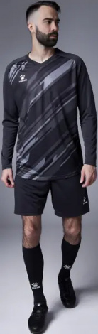 Комплект воротарської форми Kelme ZAMORA II чорний 7361ZB1256.9000