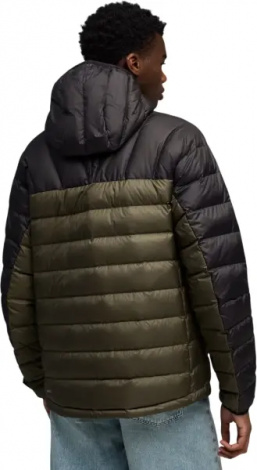 Куртка Puma PACKLITE HOODED DOWN JACKET оливково-чорна 68522170