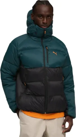 Куртка Puma PUMATECH PRIMALOFT темно-зелено-чорно-помаранчева 63216575