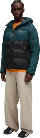 Куртка Puma PUMATECH PRIMALOFT темно-зелено-чорно-помаранчева 63216575
