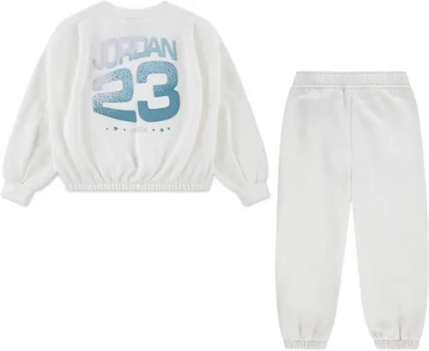 Спортивный костюм подростковый Nike JORDAN JUMPMAN CLUB PLEATED молочно-голубой 45F410-782__45F412-782