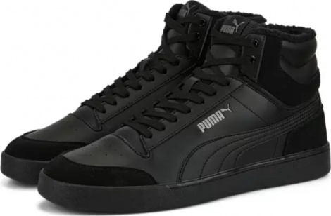 Кроссовки Puma SHUFFLE MID FUR черные 38760901