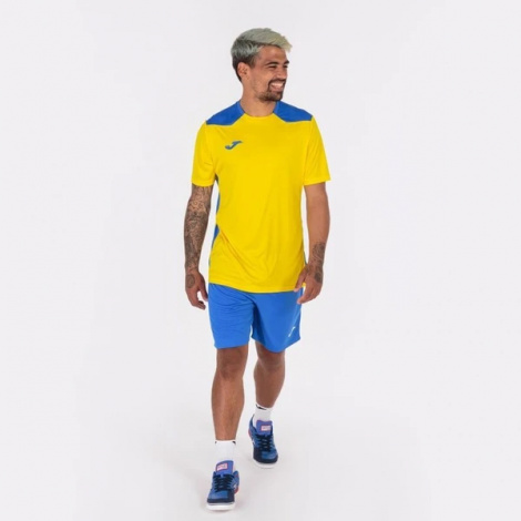 Футболка Joma CHAMPION VI желто-синяя 101822.907