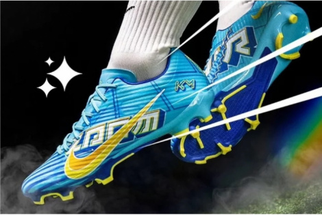 Футбольные бутсы Nike Air Zoom Mercurial Vapor 15 Academy x Mbappe MG DV0707-400