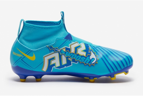 Детские футбольные бутсы Nike Air Zoom Mercurial Superfly 9 Academy x Mbappe MG Junior DO9790-400